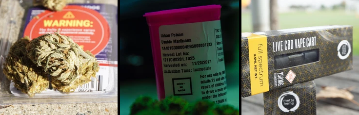 Check the cannabis Label